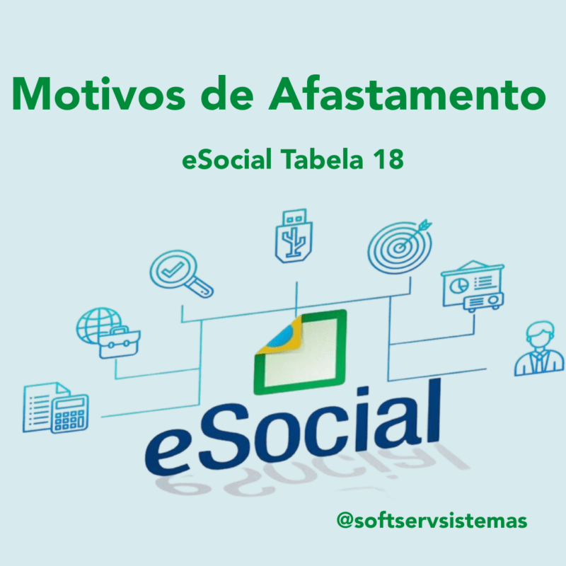 eSocial Tabela 18